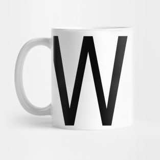 Helvetica W Mug